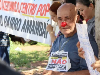 Protesto contra Centro POP no Amambaí: moradores temem segurança
