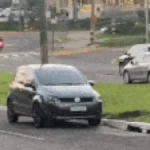 Motorista estaciona em canteiro da Av. Mato Grosso e viraliza